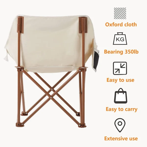 Folding Camping Moon Chair BS-026 - Image 4